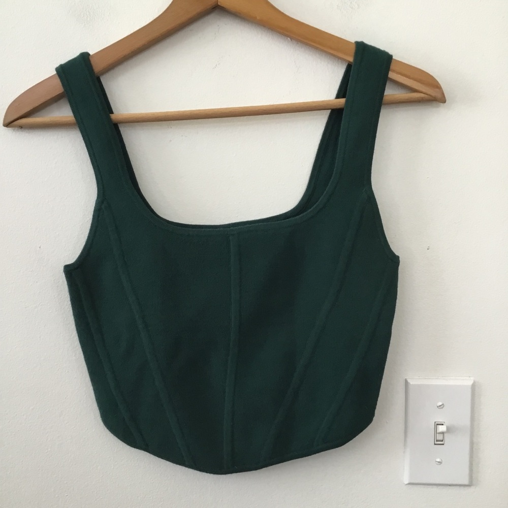 Aritzia Wilfred Natalie Top Knit bustier tank top